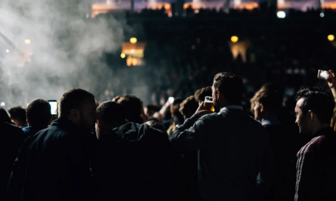 Crowds enjoying the show at The O2 Belfast