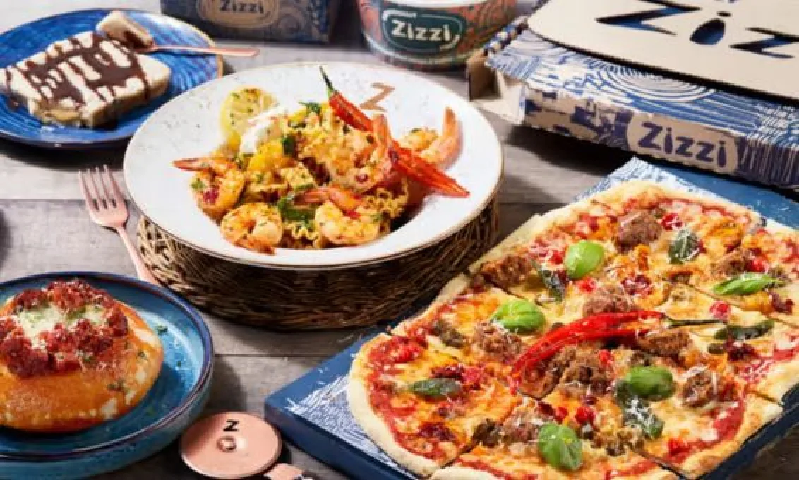 A selection of tasty Italian dishes from Zizzi at The O2 Belfast