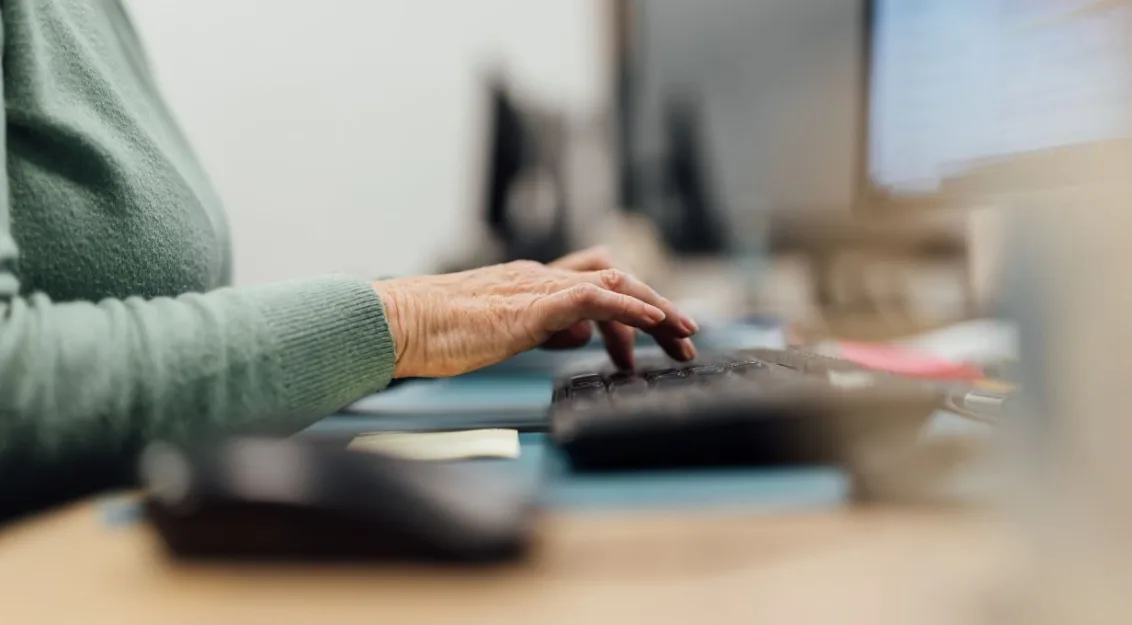 A photo of a customer service representative working at The O2 Belfast