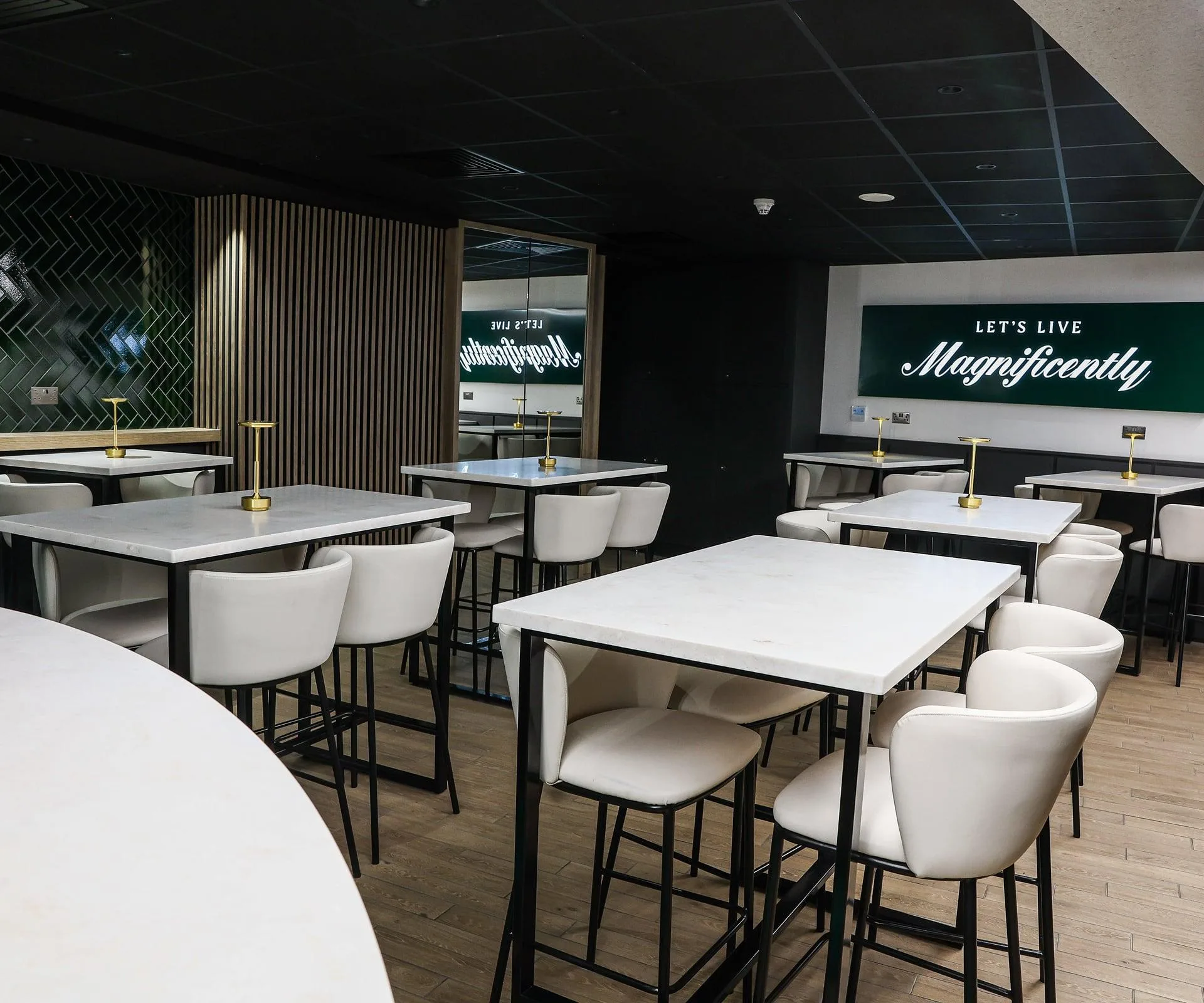 Tanqueray lounge seating area